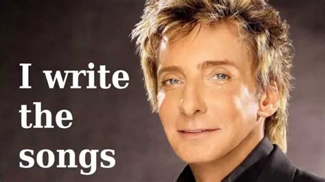 barry manilow i write the songs